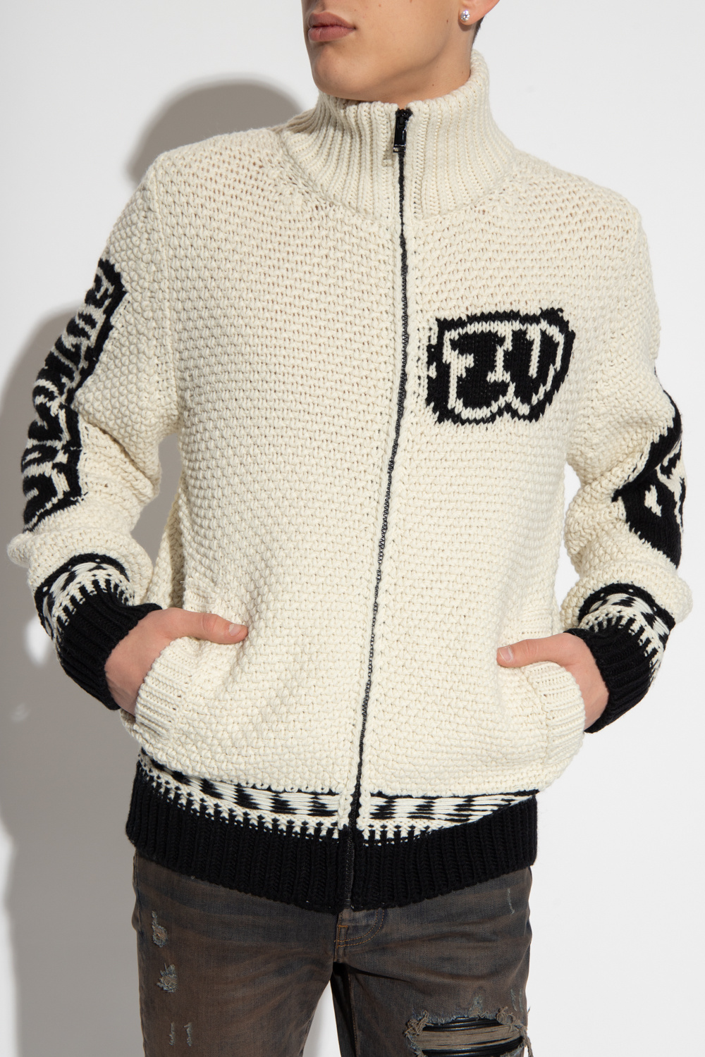 White 'Christophe' cardigan Zadig & Voltaire